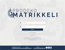 Tablet Screenshot of alumnirekisteri.prodeko.org