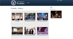 Desktop Screenshot of gallery.prodeko.org