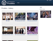 Tablet Screenshot of gallery.prodeko.org